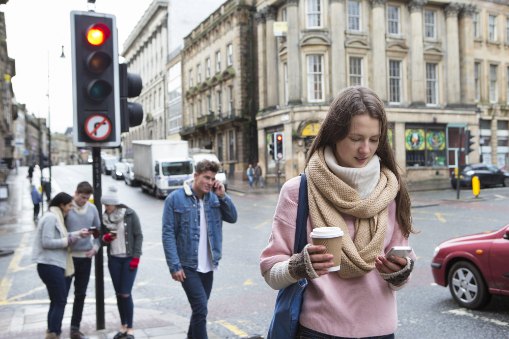 LOOK OUT!  The Dangers of Distracted Walking